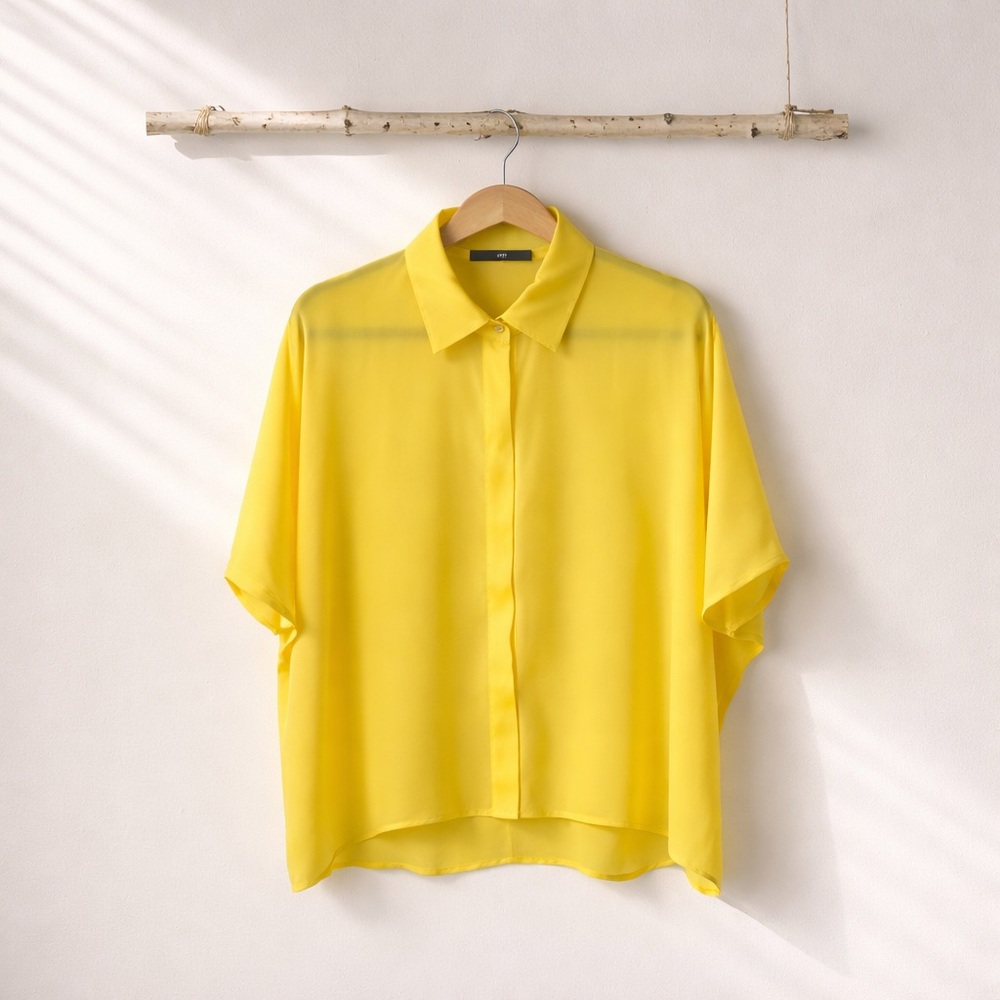 Harari 100% Silk Oversized Blouse